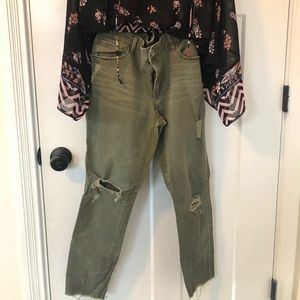 Green pants